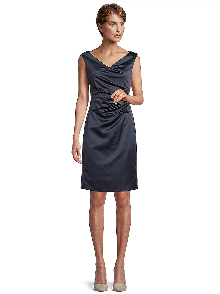 Vera Mont Cocktail Dress Navy 40 10